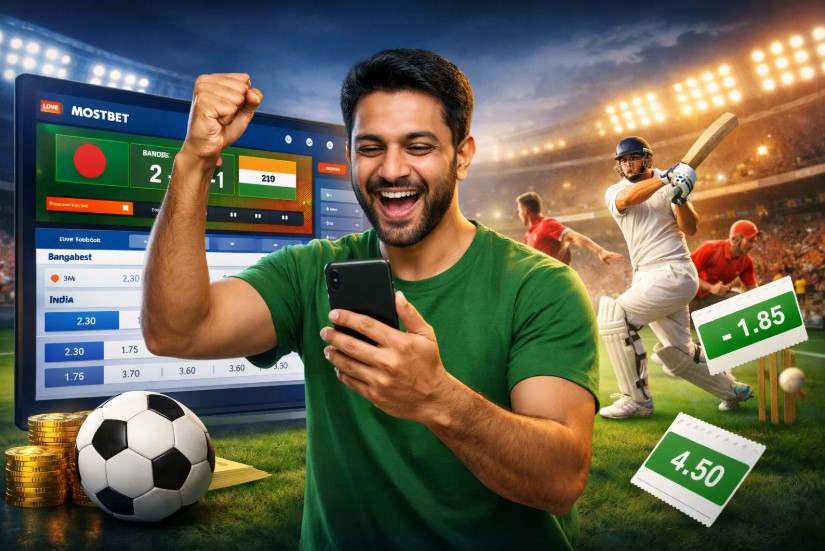 Mostbet sports betting interface for Bangladesh players